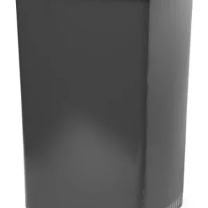 RECIPIENTE CUADRADO X 9 LTS SIN TAPA NEGRO COD 1722