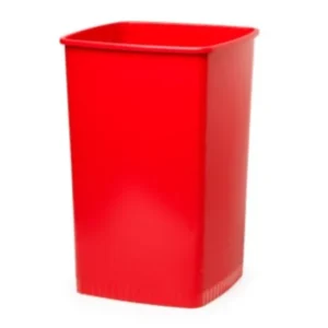 RECIPIENTE CUADRADO X 44 LTS SIN TAPA ROJO COD 2931