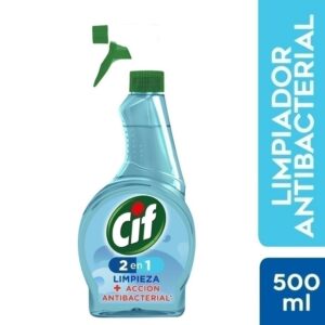 CIF LIMPIADOR ANTIBACTERIAL 2 EN 1 GATILLO X 500 ML COD 9052