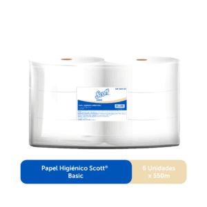 PAPEL HIGIENICO SCOTT 6X550 MTS 3706 COD 3092
