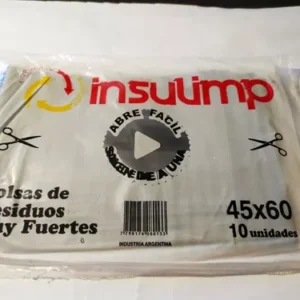 BOLSA 45X60 PAQ X 10 UNIDADES NEGRA INSULIMP