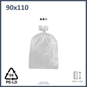 BOLSA 90X110 CRISTAL PAQ X 50 UNIDADES COD 0119
