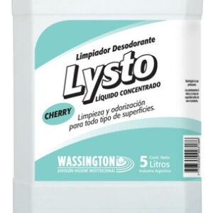 LYSTO LIMPIADOR BACTERICIDA CHERRY X 5 LTS COD 3406