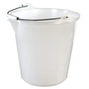BALDE PLASTICO BLANCO X 17 LTS COD 0673