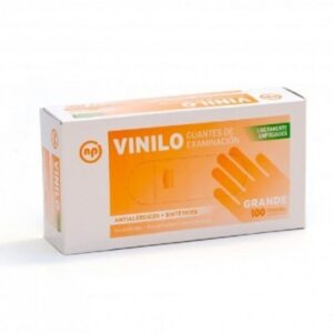 GUANTES VINILO GRANDE CJ X 100 UNIDADES COD 0786