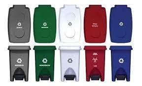 CESTO A PEDAL X 10 LTS VARIOS COLORES
