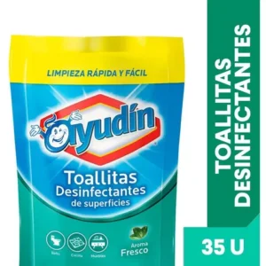 AYUDIN TOALLA DESINFECTANTE DOY PACK FRESCO X 35 UNIDADES COD 2139