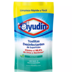 AYUDIN TOALLAS DESINFECTANTES FLOW PACK X 24 COD 257