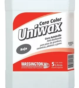 CERA UNIWAX ROJA X 5 LTS COD 3403