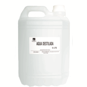 AGUA DESTILADA X 5 LTS COD 8001