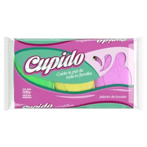 JABON CUPIDO TRICOLOR 3X90 GRS COD 9244