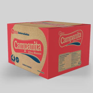 TOALLA CAMPANITA ULTRA BLANCA 4P X 2500 COD 8080